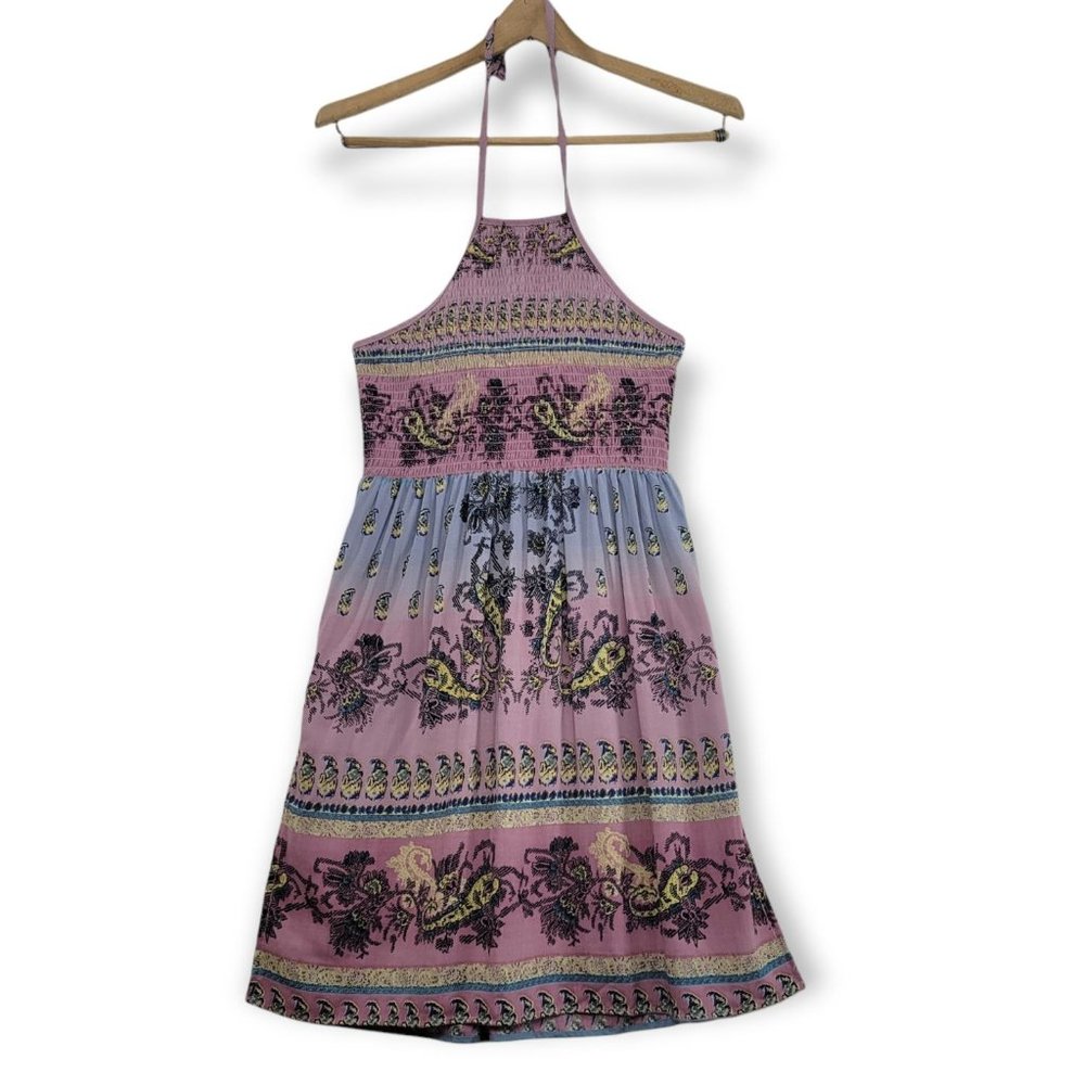 NWT Angie Big Girls Glacier Smocked Dress